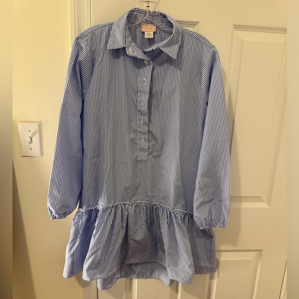 Striped shirt dress